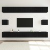 Ensemble meuble TV 8 pcs Chêne noir Bois d'ingénierie 621573621573
