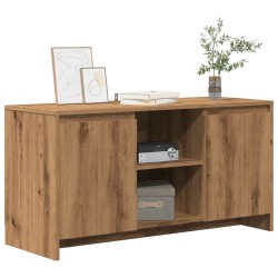 Meuble TV chêne artisanal 102x37,5x52,5 cm bois d'ingénierie 621574621574
