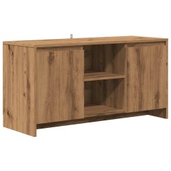 Meuble TV chêne artisanal 102x37,5x52,5 cm bois d'ingénierie 621574621574
