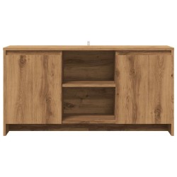 Meuble TV chêne artisanal 102x37,5x52,5 cm bois d'ingénierie 621574621574