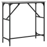 Table console sonoma gris 75x32x75 cm bois d'ingénierie 621575621575