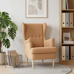 Fauteuil Beige Bouclé 621576621576