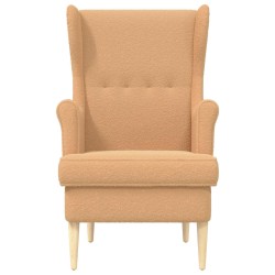 Fauteuil Beige Bouclé 621576621576