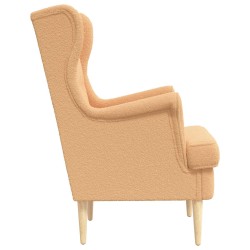Fauteuil Beige Bouclé 621576621576