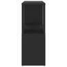 Bibliothèque Noir 60x24x63 cm Bois d'ingénierie 621577621577