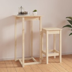 Table de bar 60x60x110 cm Bois massif de pin 621578621578