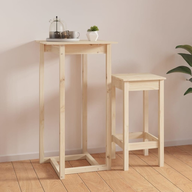 Table de bar 60x60x110 cm Bois massif de pin 621578621578