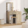 Table de Toilette avec tiroir 2 pcs Marron 50 x 41 x 135 cm 621582621582
