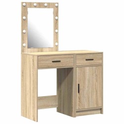 Table de Toilette avec tiroir 2 pcs Marron 50 x 41 x 135 cm 621582621582