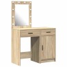 Table de Toilette avec tiroir 2 pcs Marron 50 x 41 x 135 cm 621582621582
