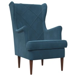 Fauteuil Bleu Velours 621585621585