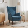 Fauteuil Bleu Velours 621585621585