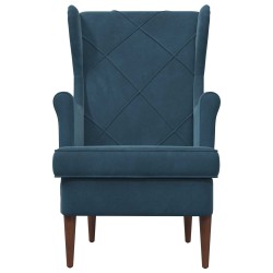 Fauteuil Bleu Velours 621585621585