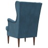 Fauteuil Bleu Velours 621585621585