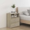 Table de chevet Chêne sonoma 50x32x60 cm 621587621587