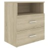 Table de chevet Chêne sonoma 50x32x60 cm 621587621587