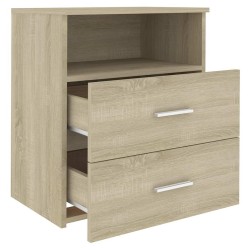 Table de chevet Chêne sonoma 50x32x60 cm 621587621587