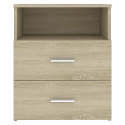 Table de chevet Chêne sonoma 50x32x60 cm 621587621587