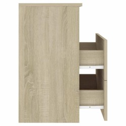 Table de chevet Chêne sonoma 50x32x60 cm 621587621587