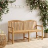 Banc en Bois Sculpté en Rose 179,5 x 61 x 90 cm Naturel 621588621588