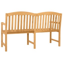 Banc en Bois Sculpté en Rose 179,5 x 61 x 90 cm Naturel 621588621588