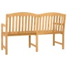 Banc en Bois Sculpté en Rose 179,5 x 61 x 90 cm Naturel 621588621588
