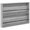 Étagère à magazines avec étagère Gris Sonoma 100 x 12 x 70 cm 621589621589