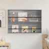 Étagère à magazines avec étagère Gris Sonoma 100 x 12 x 70 cm 621589621589