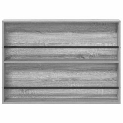 Étagère à magazines avec étagère Gris Sonoma 100 x 12 x 70 cm 621589621589