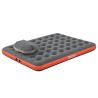 Bestway Matelas pneumatique Gris et Rouge 203 x 152 x 22 cm PVC 621591621591