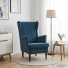 Fauteuil Bleu Velours 621593621593