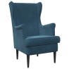 Fauteuil Bleu Velours 621593621593
