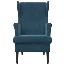 Fauteuil Bleu Velours 621593621593