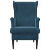 Fauteuil Bleu Velours 621593621593