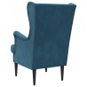 Fauteuil Bleu Velours 621593621593