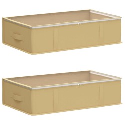 Boîte de rangement avec fenêtre transparente 2 pcs Crème 621596621596