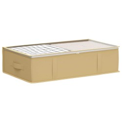 Boîte de rangement avec fenêtre transparente 2 pcs Crème 621596621596
