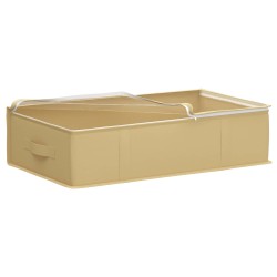 Boîte de rangement avec fenêtre transparente 2 pcs Crème 621596621596