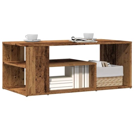 Table d'appoint vieux bois 100x50x40 cm bois d'ingénierie 621597621597