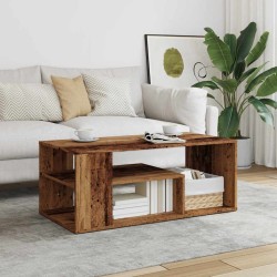 Table d'appoint vieux bois 100x50x40 cm bois d'ingénierie 621597621597