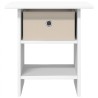 Table de chevet 2 pcs Blanc 41 x 40 x 45 cm Bois d'ingénierie 621599621599