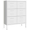 Armoire à tiroirs Blanc 80x35x101,5 cm Acier 621602621602