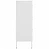 Armoire à tiroirs Blanc 80x35x101,5 cm Acier 621602621602