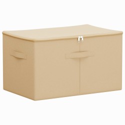 Boîte de rangement 6 pcs Crème 60 x 43 x 35 cm Tissu intissé 621603621603
