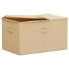 Boîte de rangement 6 pcs Crème 60 x 43 x 35 cm Tissu intissé 621603621603