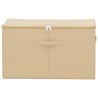 Boîte de rangement 6 pcs Crème 60 x 43 x 35 cm Tissu intissé 621603621603