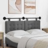 Tête de lit suspendue Gris foncé Tissu 621605621605