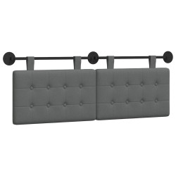 Tête de lit suspendue Gris foncé Tissu 621605621605