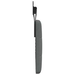 Tête de lit suspendue Gris foncé Tissu 621605621605