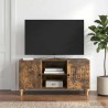 Meuble TV Chêne fumé 102 x 34,5 x 50 cm Bois d'ingénierie 621606621606